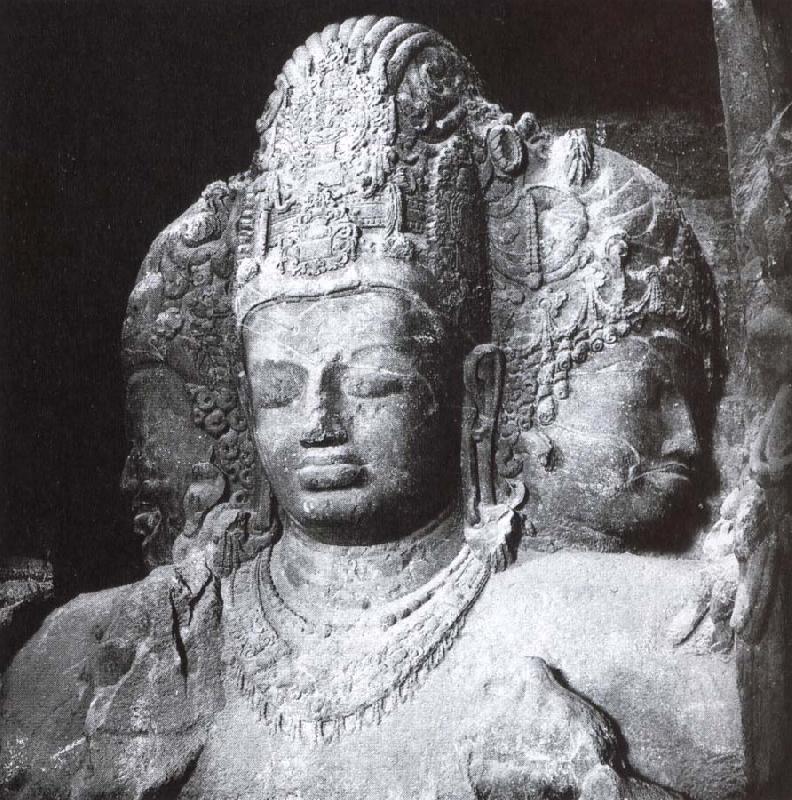 unknow artist Shiva Mahadeva, Shiva-temple, Elephanta